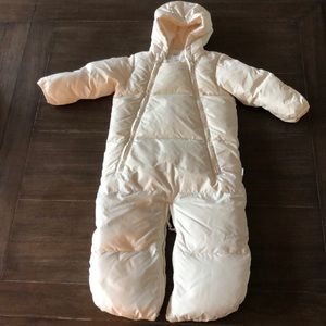 Baby Gap Cream Snowsuit